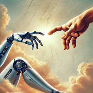 god touching ai
